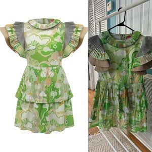 EUC CeliaB Ara Dress - Green